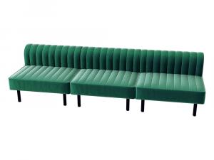 CESS-068 | Emerald Velvet Square Sofa