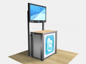 RE-1232  /  Rectangular Counter Kiosk
